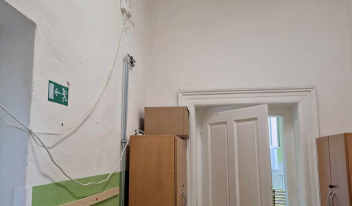 Výstavba parkoviska pred MŠ a nový vstup do MŠ (8.2022) 