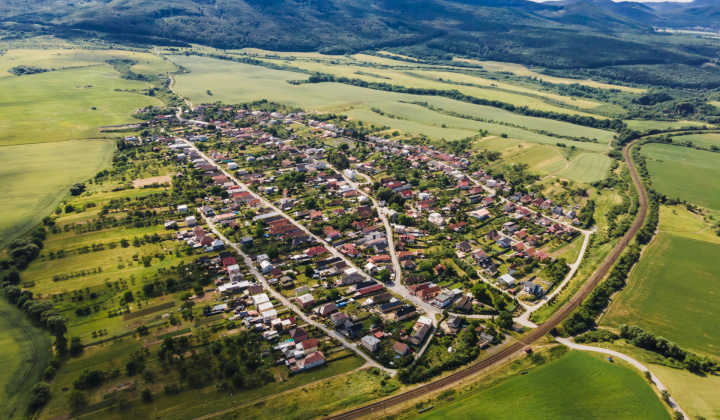 Vyšná Myšľa a okolie-pohľad zhora 8/2022