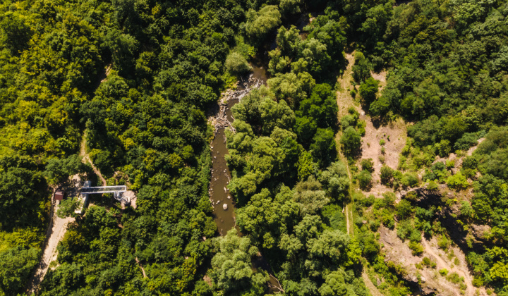 Vyšná Myšľa a okolie-pohľad zhora 8/2022