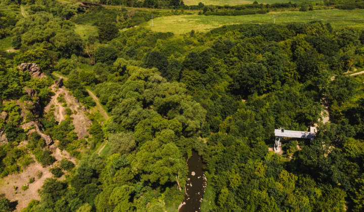 Vyšná Myšľa a okolie-pohľad zhora 8/2022