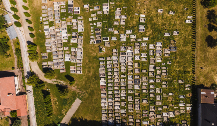 Vyšná Myšľa a okolie-pohľad zhora 8/2022