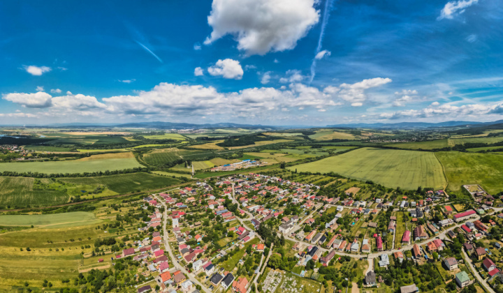 Vyšná Myšľa a okolie-pohľad zhora 8/2022