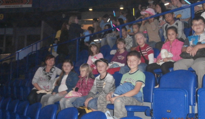Deti zo ZŠ na koncerte INTEGRÁCIA 2012, Košice Steel Aréna
