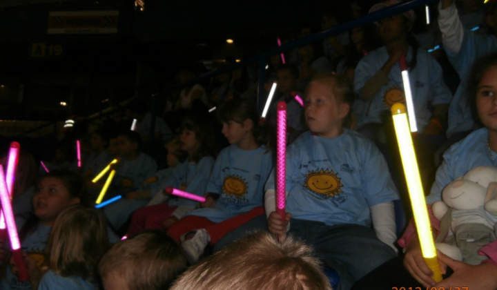 Deti zo ZŠ na koncerte INTEGRÁCIA 2012, Košice Steel Aréna