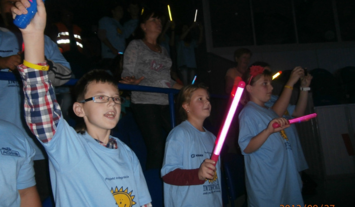 Deti zo ZŠ na koncerte INTEGRÁCIA 2012, Košice Steel Aréna