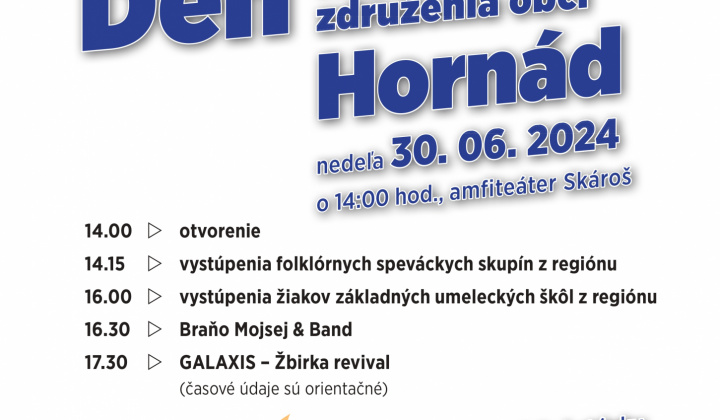 Aktuality / Pozvánka na 19. ročník - Dni regionálneho združenia obci Hornád - foto