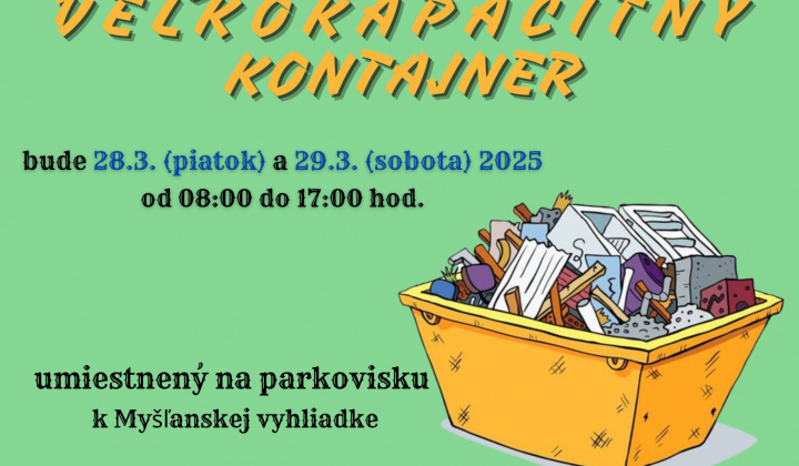 Aktuality / Veľkokapacitný kontajner - foto