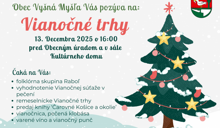 Aktuality / POZVÁVKA NA  VIANOČNÉ TRHY - 13. DECEMBRA 2025 - foto
