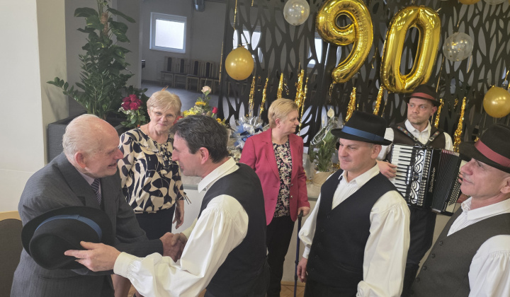 Blahoželanie najstaršiemu mužovi ku 90.-tke