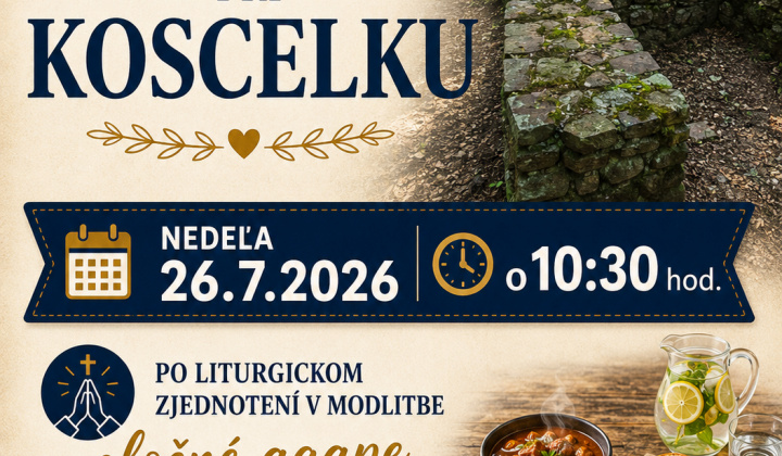 Aktuality / POZVÁNKA DO KOSCELKA na odpustovú svätú  omšu - foto