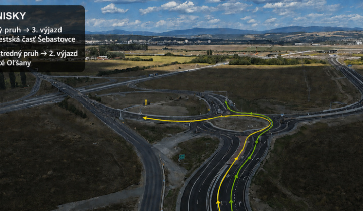 Aktuality / OD 1. SEPTEMBRA  2026 V PREVÁDZKE NOVÁ TURBO KRIŽOVATKA  - foto