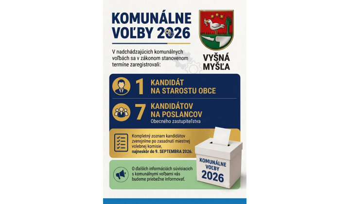 Fotka pre článok KOMUNÁNLNE VOĽBY 2026