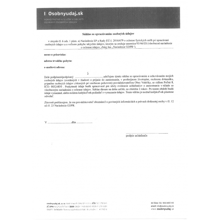 Menšia fotka pre článok OZNÁMENIE O VOĽNOM PRACOVNOM MIESTE 