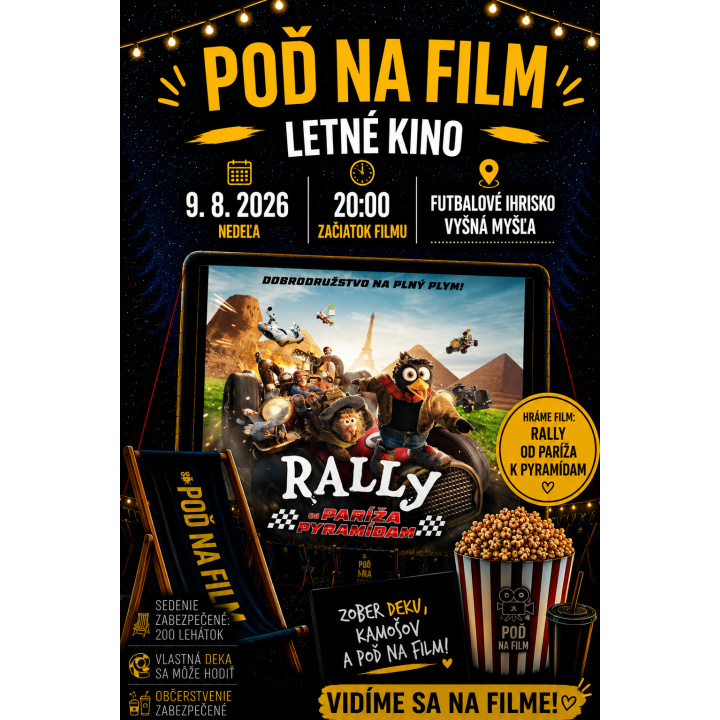 Menšia fotka pre článok POĎ NA FILM v nedeľu 9. augusta 2026