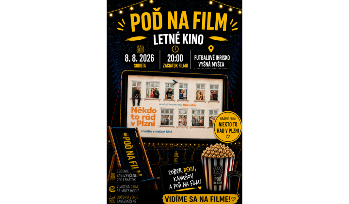 Fotka pre článok POĎ NA FILM v sobotu 8. augusta 2026