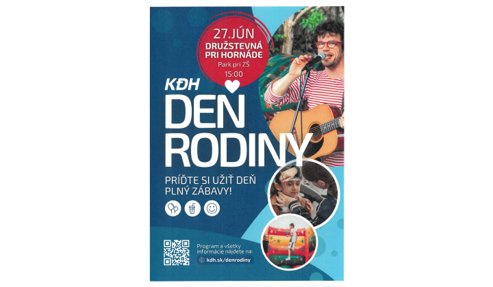 Fotka pre článok POZVÁNKA  NA DEŇ RODINY 2026 