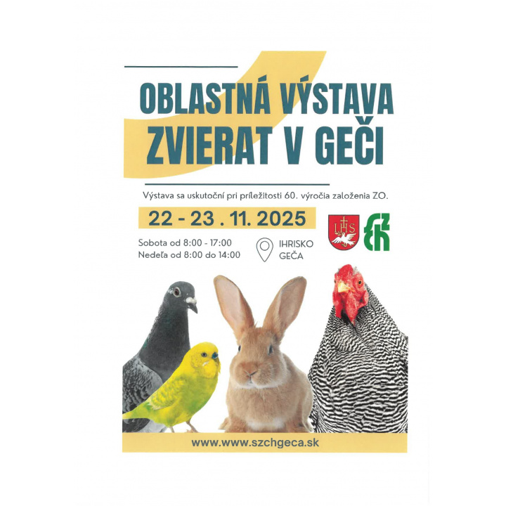 Menšia fotka pre článok POZVÁNKA DO GEČE NA VÝSTAVU ZVIERAT