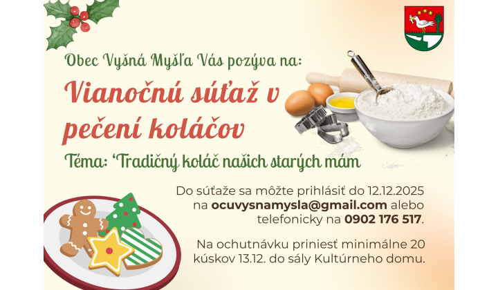 Fotka pre článok POZVÁNKA DO SÚŤAŽE '' TRADIČNÝ KOLÁČ NAŠICH STARÝCH MÁM ''