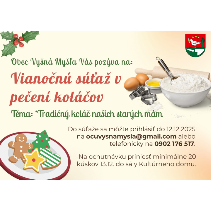 Menšia fotka pre článok POZVÁNKA DO SÚŤAŽE '' TRADIČNÝ KOLÁČ NAŠICH STARÝCH MÁM ''