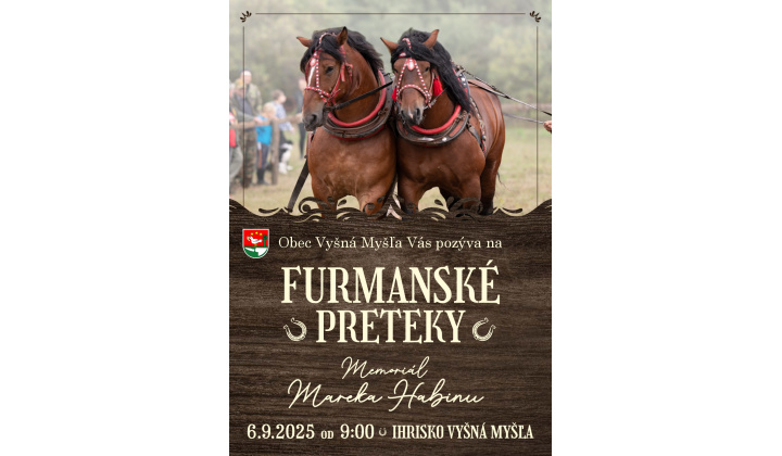 Fotka pre článok POZVÁNKA NA FURMANSKÉ PRETEKY 2025