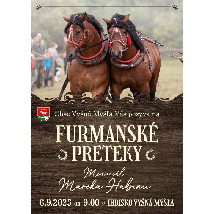 Menšia fotka pre článok POZVÁNKA NA FURMANSKÉ PRETEKY 2025