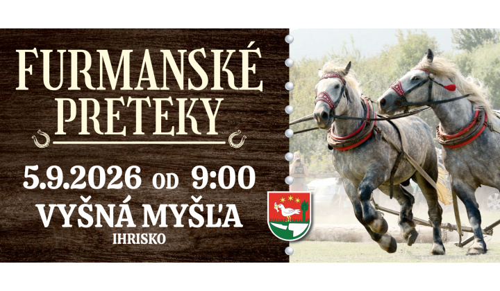 Fotka pre článok POZVÁNKA NA FURMANSKÉ PRETEKY 2026