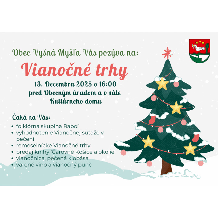 Menšia fotka pre článok POZVÁVKA NA  VIANOČNÉ TRHY - 13. DECEMBRA 2025