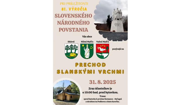 Fotka pre článok PRECHOD SLANSKÝM POHORÍM - 81. výročie SNP