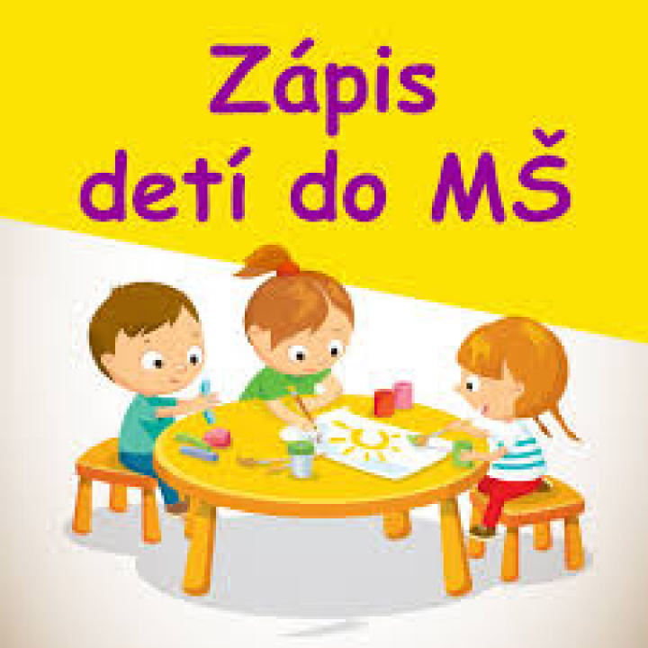 Menšia fotka pre článok ZÁPIS DO MATERSKEJ ŠKOLY NA ŠKOLSKÝ ROK 2026/2027