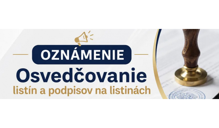 Fotka pre článok ZMENY PRI OSVEDČOVANÍ OD 1. SEPTEMBRA 2026